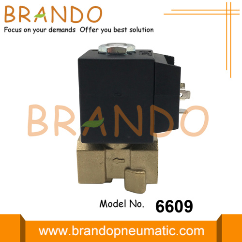 6609 Valvola del solenoide in ottone di tipo ceme G1/8 &#39;&#39; 220VAC