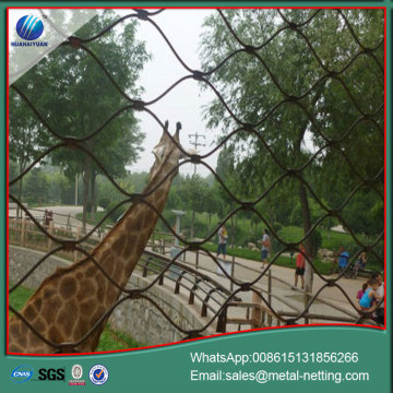 zoo mesh stainless steel rope netting