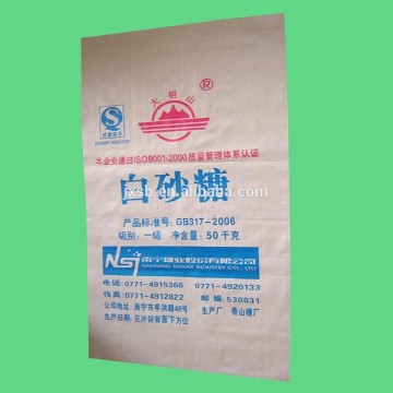 50 kg PP WOVEN SUGAR BAGS for PACKAGE SUGAR