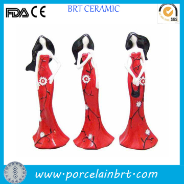 Charming Ceramic Sexy Lady Decorative Figurine