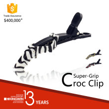 Salon Zebra printed finishing Croc Clip