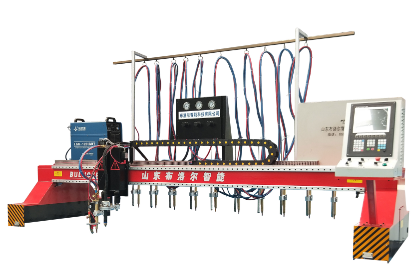 Máquina de corte CNC de linha reta tipo pórtico