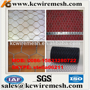 Factory!!!!!!! Cheap!!!!! KangChen black vinyl coated poultry netting/hexagonal wire netting/chicken wire