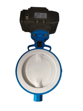 Electric wafer butterfly valve