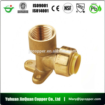 cUPC NSF approved Lead Free Brass Drop Ear Elbow