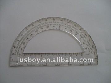 180 degree protractor, student protractor, plastic protractor