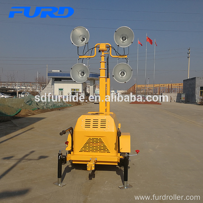 Telescopic Lighting Towers With Diverse Generator Telescopic Lighting Towers With Diverse Generator FZMTC-400B