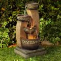 Four Bowl Outdoor Floor Water Fountain