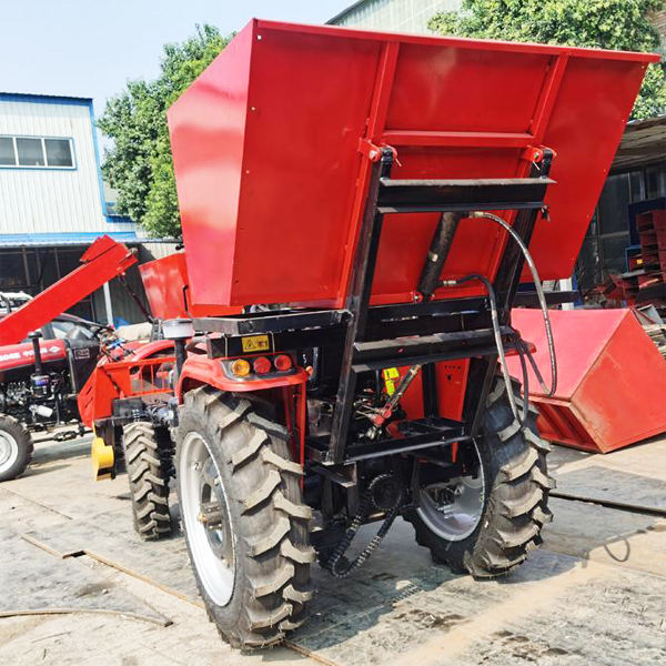 Single-cylinder Four-wheel Small Corn Harvester Three-row Corn Harvester 