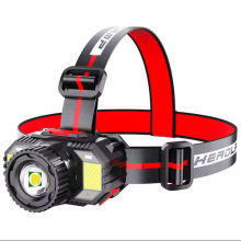GOLDMORE 2 High Power T6 LED Headlamp - USB Rechargeable Mini Hunting Headlight for Camping and Outdoor
