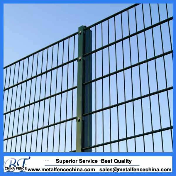 656 Twin Wire Fence Manufacturer, Powder Coated Ral 6005 Fence Manufacture.