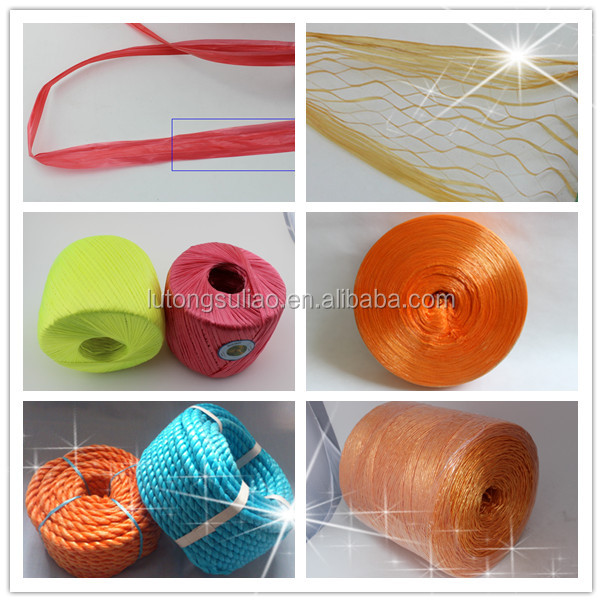 polypropylene raffia net yarn extruding machine PP HDPE split film yarn drawing machine yarn machine extruder