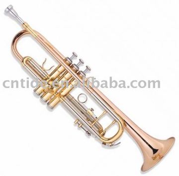 Professional Bb key copper body Trumpet