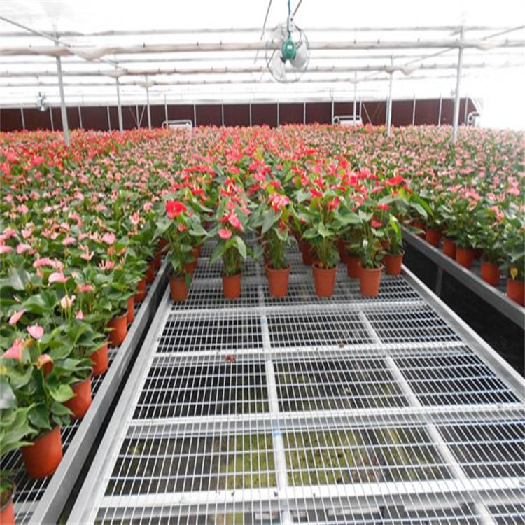 Rolling greenhouse benches tables Seeding Nursery Bed