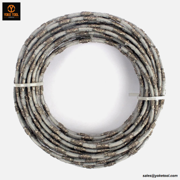 Precision Diamond Wire Rope Cutting Vacuum Brazed Beads Wire Saw