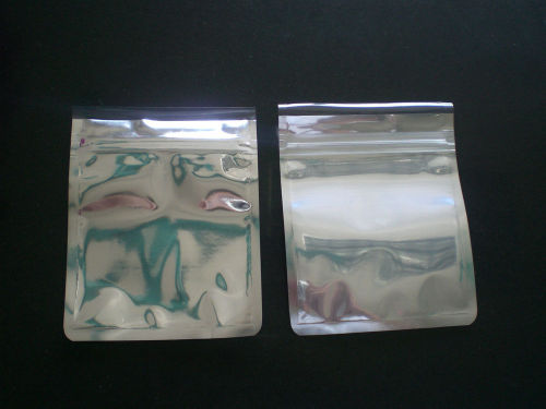 Eco Friendly Tea Packaging Pouch Transparent Aluminum Foil With Zipper