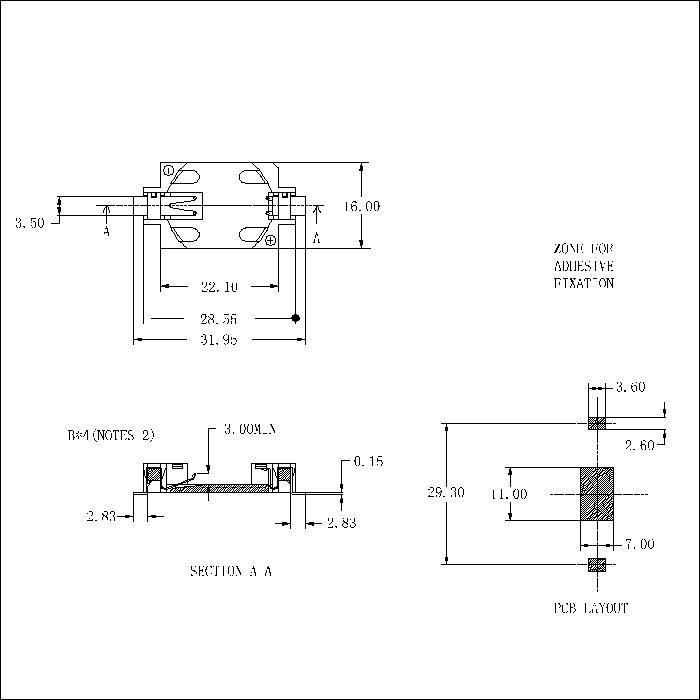 Coin Cell Holders FOR CR2032N BT-M-SN-R-CR2032N