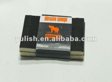 abrasive sponge block