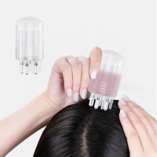 Portable Salon Scalp Care Ball Massager Comb Guide Bottle