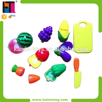 Kitchen Play Set Plastic Fruit And Vegetable Toy For Kids