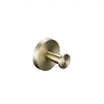 Moon robe hook brushed brass
