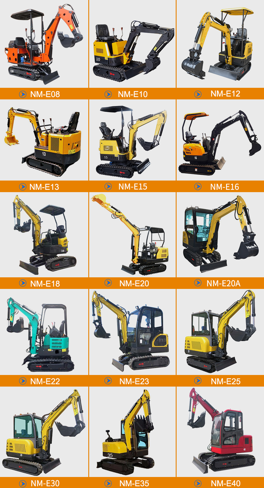 nuoman mini excavator