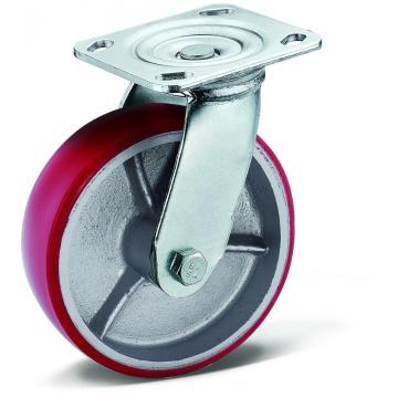 Rubber Wheel with total Brake Caster,hammer caster