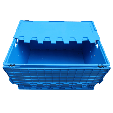 Plastic home folding storage crates box container