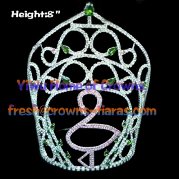 Crystal Pageant Flamingo Crowns
