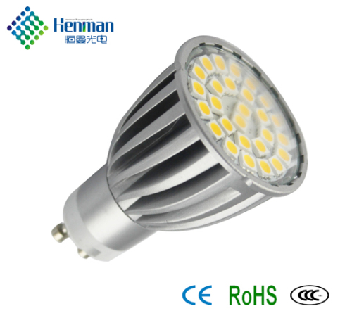 7w GU10 /MR16 Aluminum led spotlight