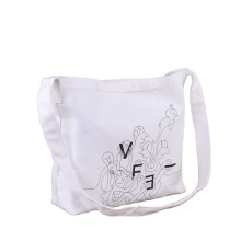 Custom Printed Logo Durable Canvas Crossbody Bag