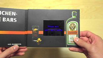 Customized graduations gift Video Postcard with videos / mu