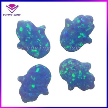 Hand Opal Jewelry Blue Synthetic Stones Hamsa for Fashion Necklace