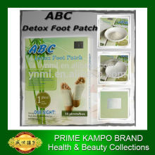 Chinese herbal ingredients beauty products gold bamboo foot patch