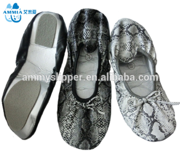 Lady oxford sole Customized winter warm dance shoes and indoor slippers