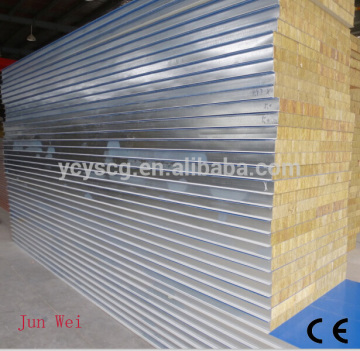 heat insulated rockwool sandwich panels