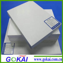 white advertisement printing foam filled board pvc foam sheet
