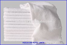 customzied white towel, plain jacquard white towel