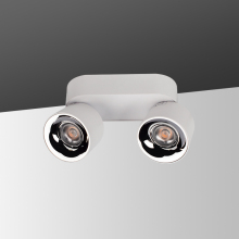 Double Head Adjustable Surface Mounted LED Spotlight