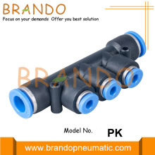 1/8 &quot;1/4&quot; PK Union Triple Pneumatic Hose Fittings