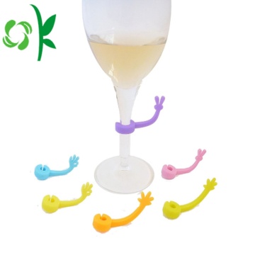 Bolli della tazza di vino degli indicatori di identificazione del silicone del commestibile