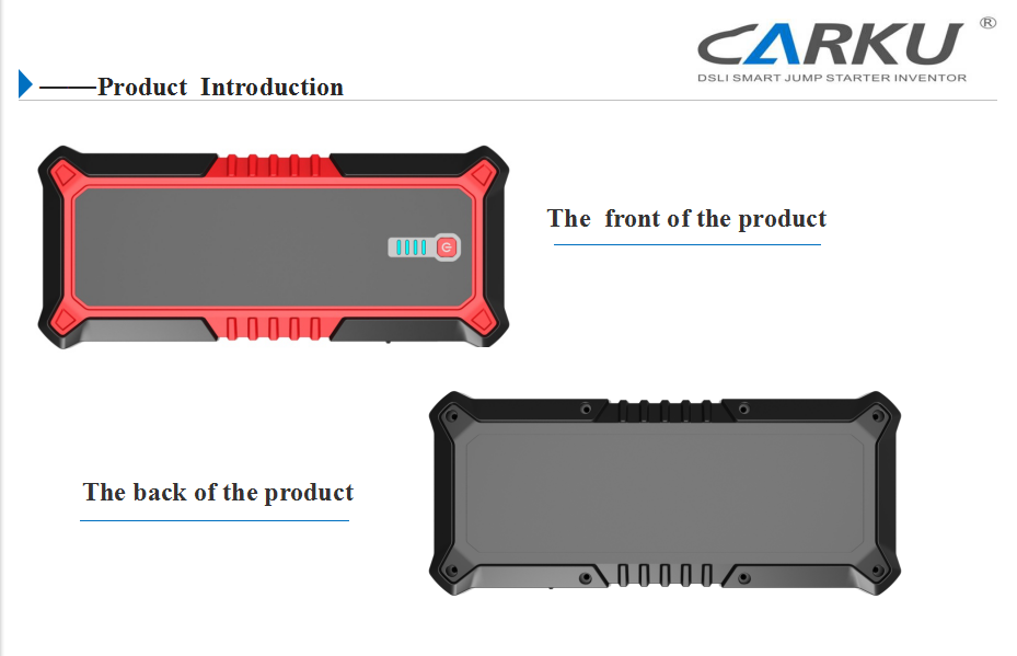 Promotion CARKU 12 Volt Emergency 25000mAh Car Jump Starter Battery