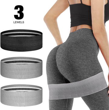 Custom Exercise Fabric Hip Resistance Loop Bands