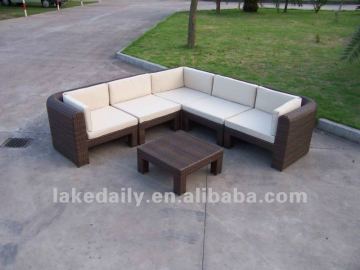 Aluminum Pe rattan garden furniture