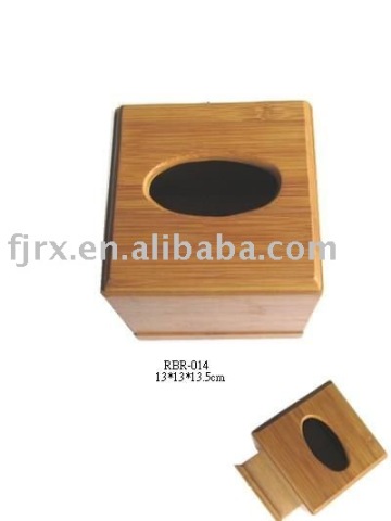 bamboo tissue box, napkin box, tissue holder