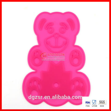 bear shape food grade silicone cake mold