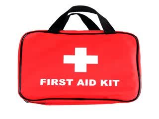 personal emergency red first aid bag/dental first aid kit/300pieces first aid bag