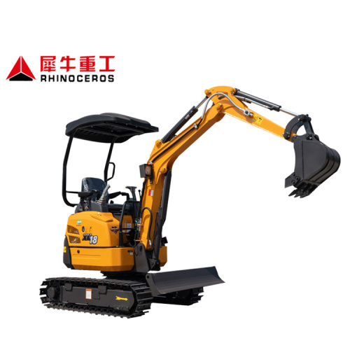 Garden Construction Mini Excavator 1.7ton Micro Small Digge XN18 for Sale Cheap Factory Price With Hydraulic Pilot