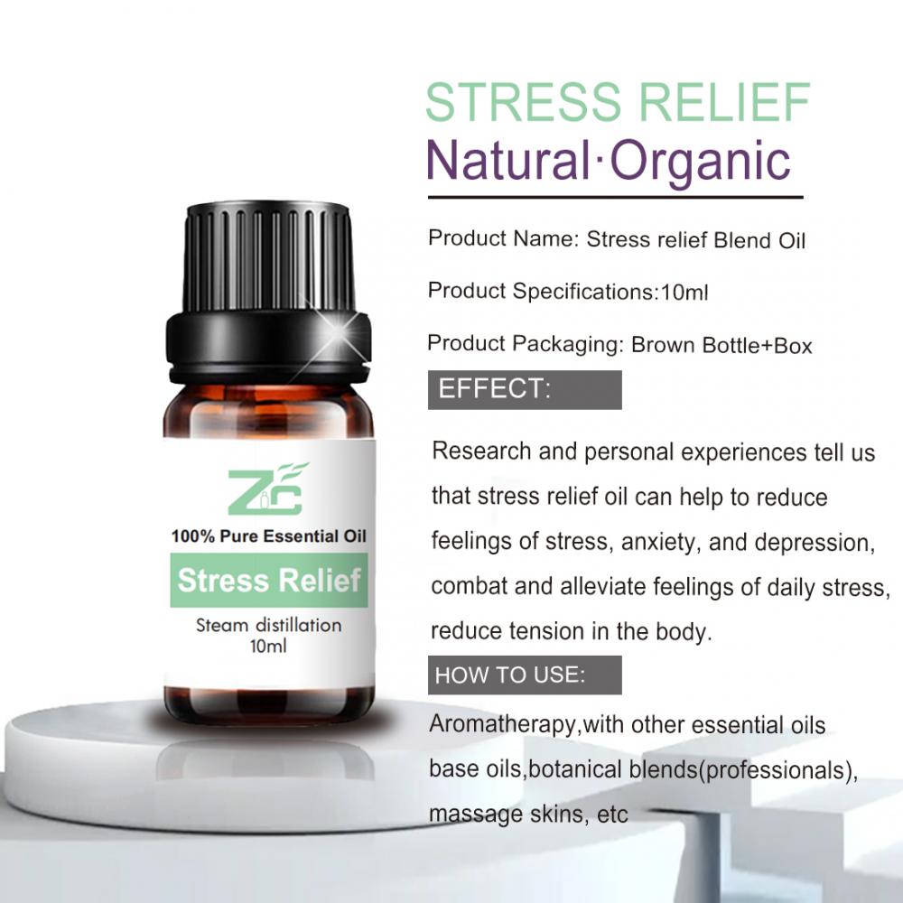 Mélange des huiles essentielles bonnes pour le diffuseur de soulagement du stress