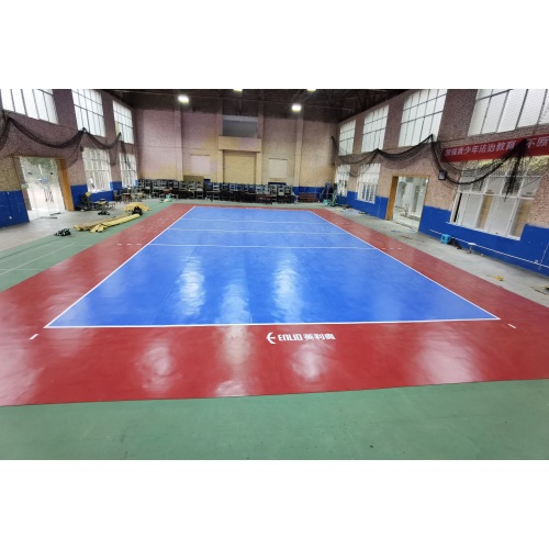 Ny Badminton Court Mat Sport Floor Homogen PVC vinylgolvplattor